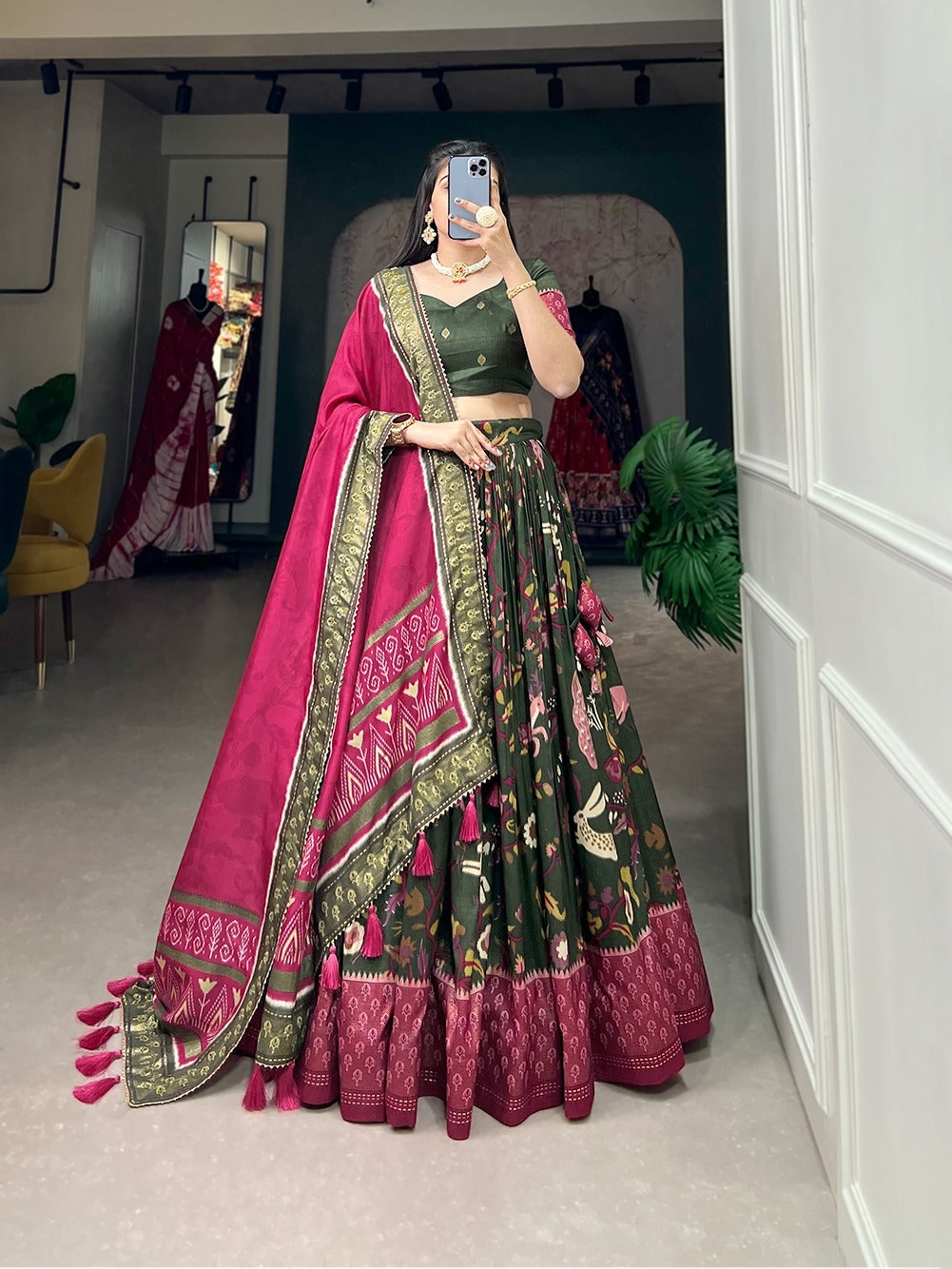 Kalamkari - Patola Lehenga