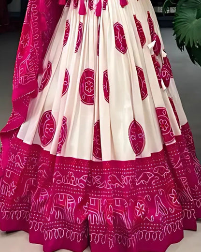 Bandhini Lehenga