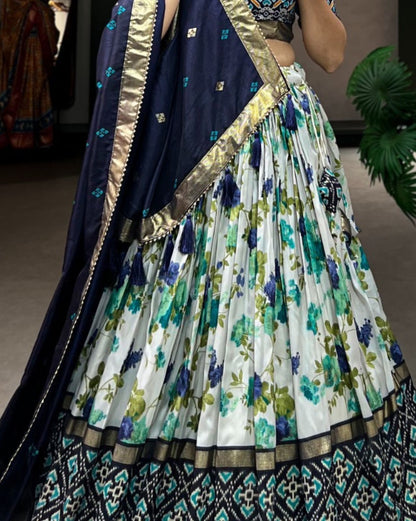 Floral Patola Lehenga