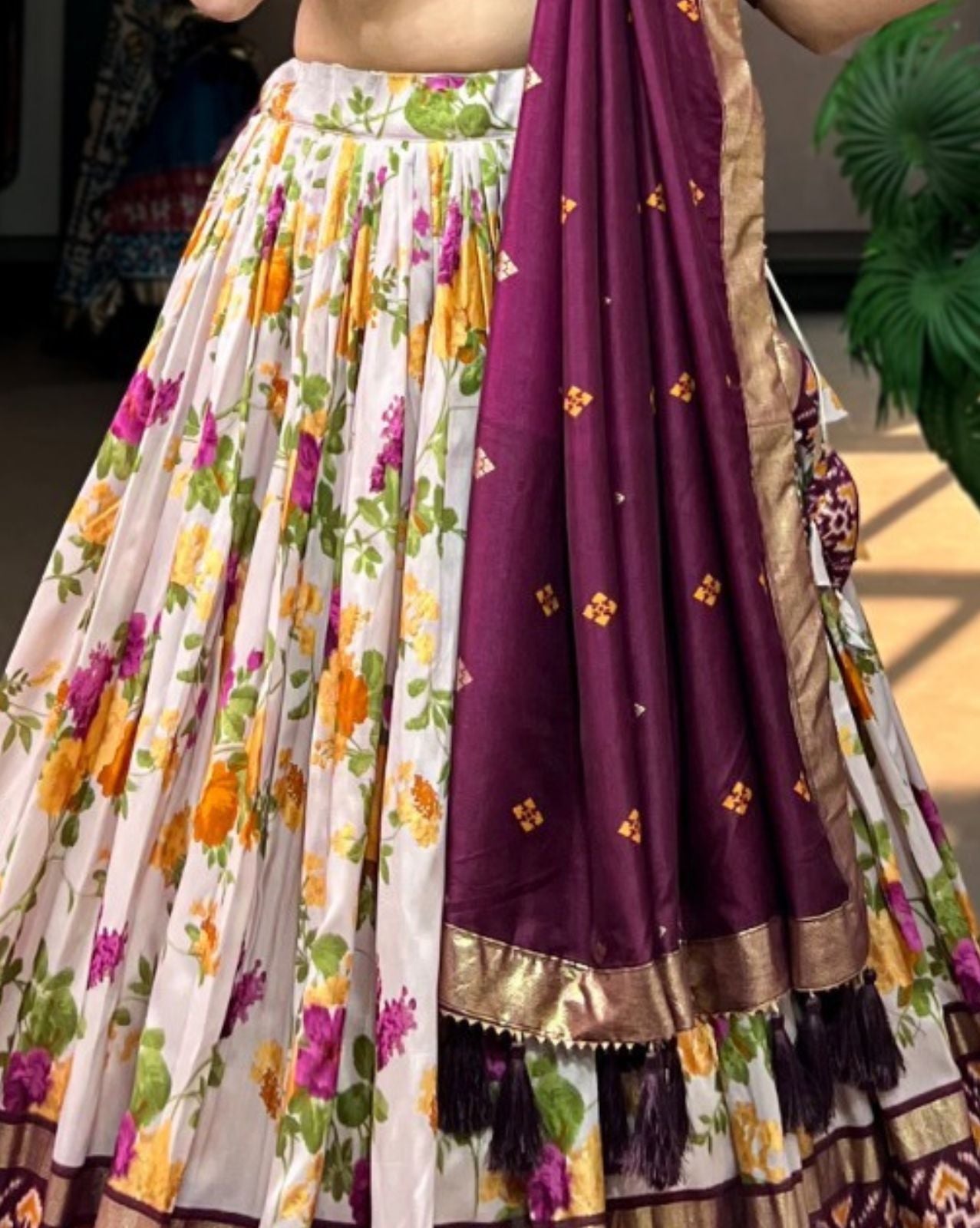 Floral Patola Lehenga