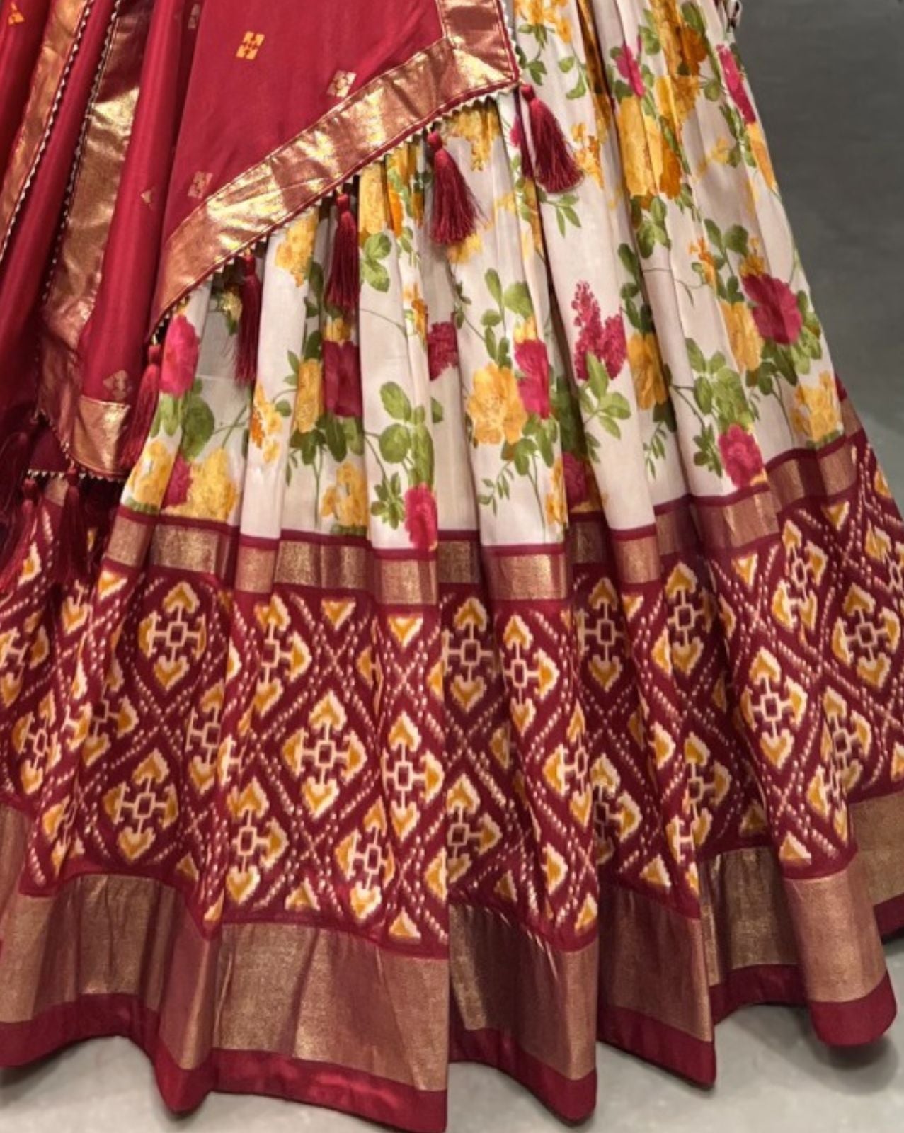 Floral Patola Lehenga