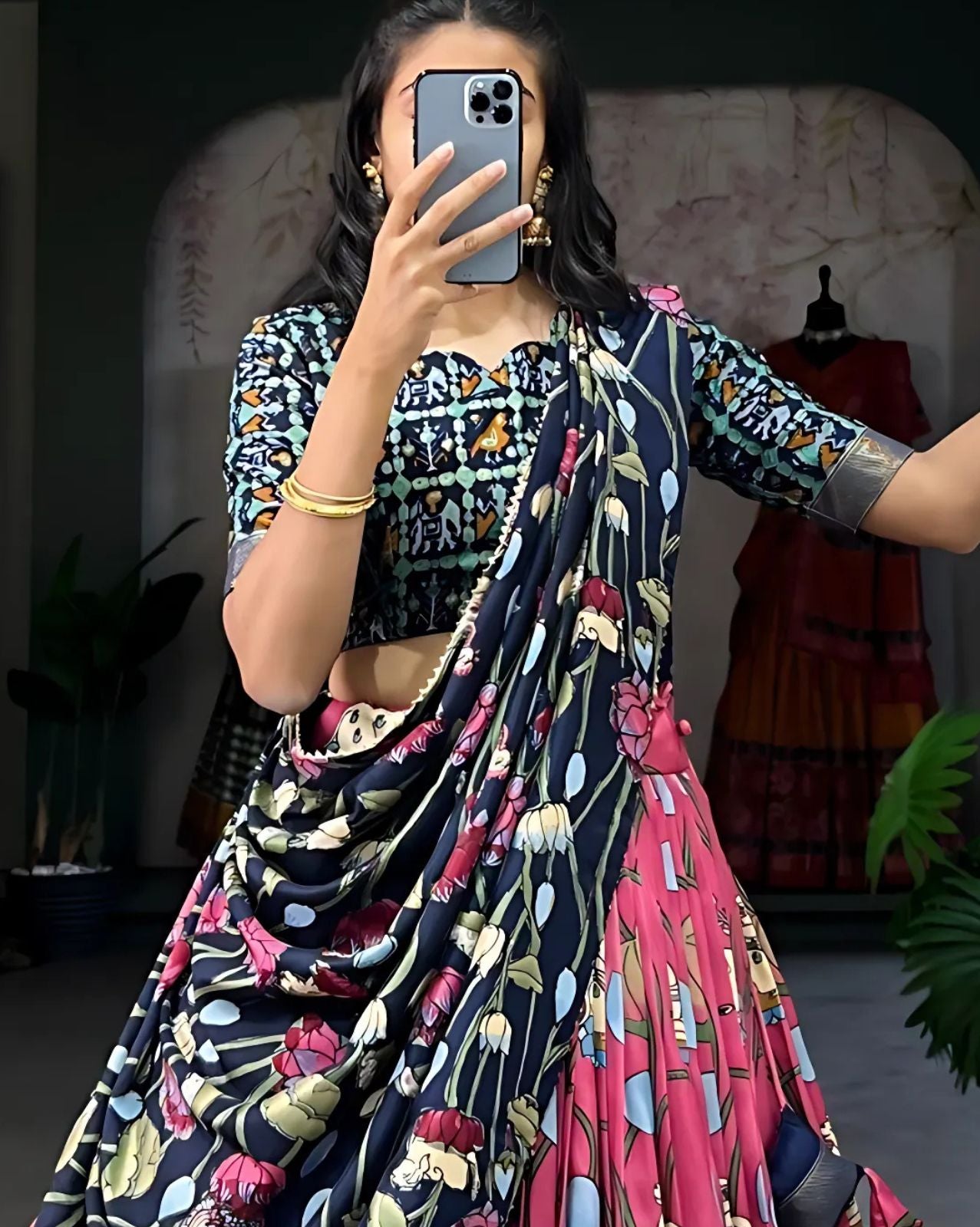 Kalamkari Lehenga