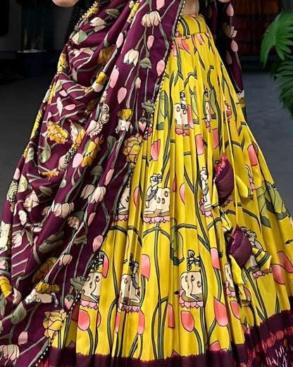 Kalamkari Lehenga