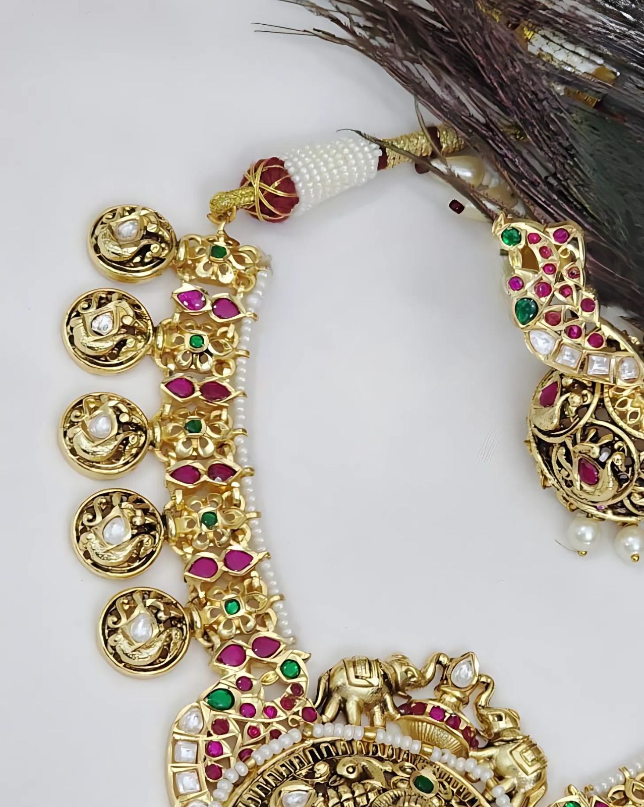 Laxmi Kasu Antique Necklace