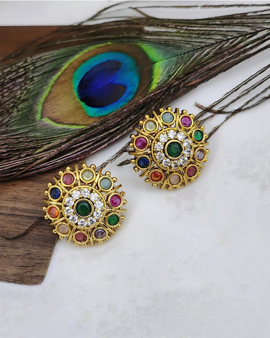 Navaratna Earrings