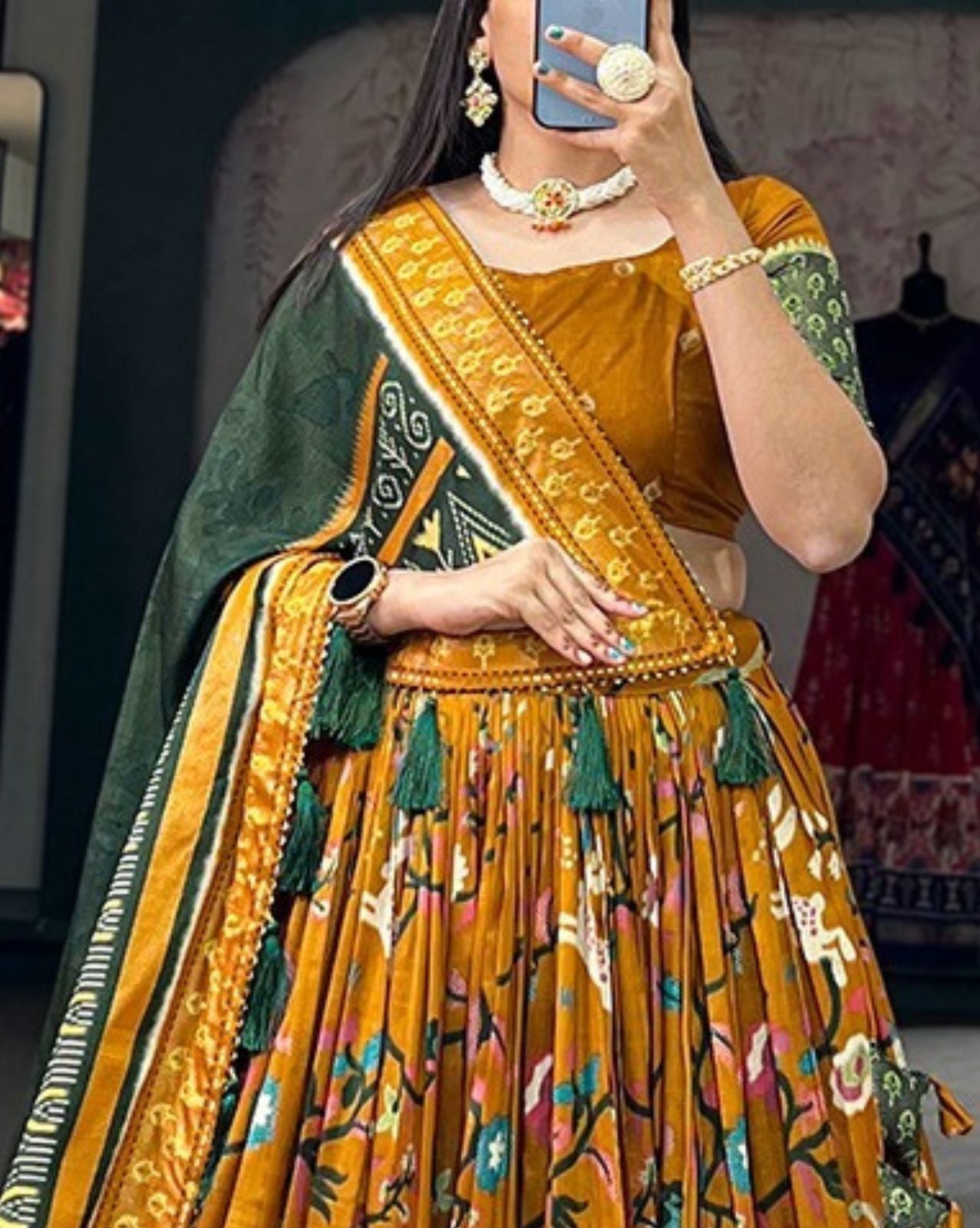 Kalamkari - Patola Lehenga