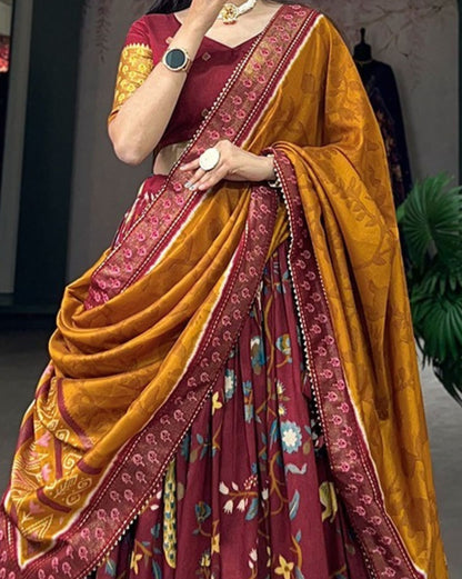 Kalamkari - Patola Lehenga