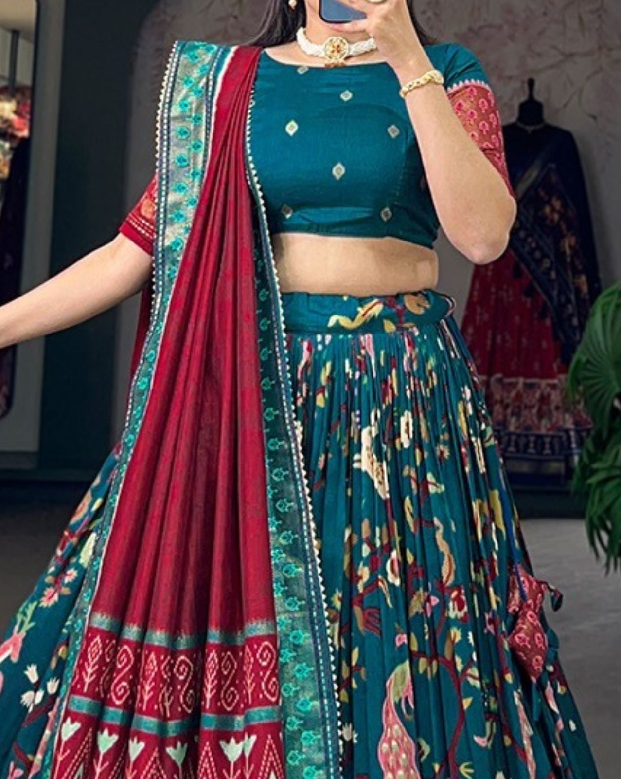 Kalamkari - Patola Lehenga