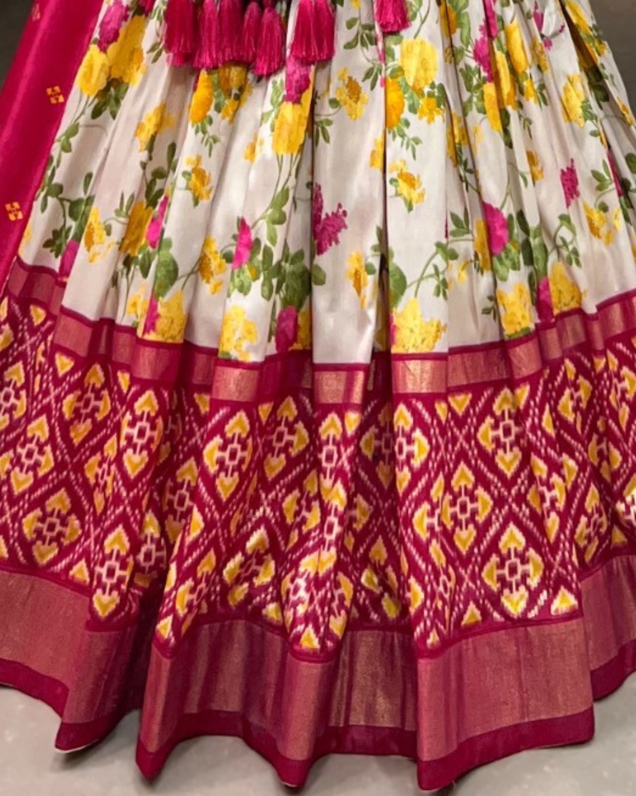 Floral Patola Lehenga